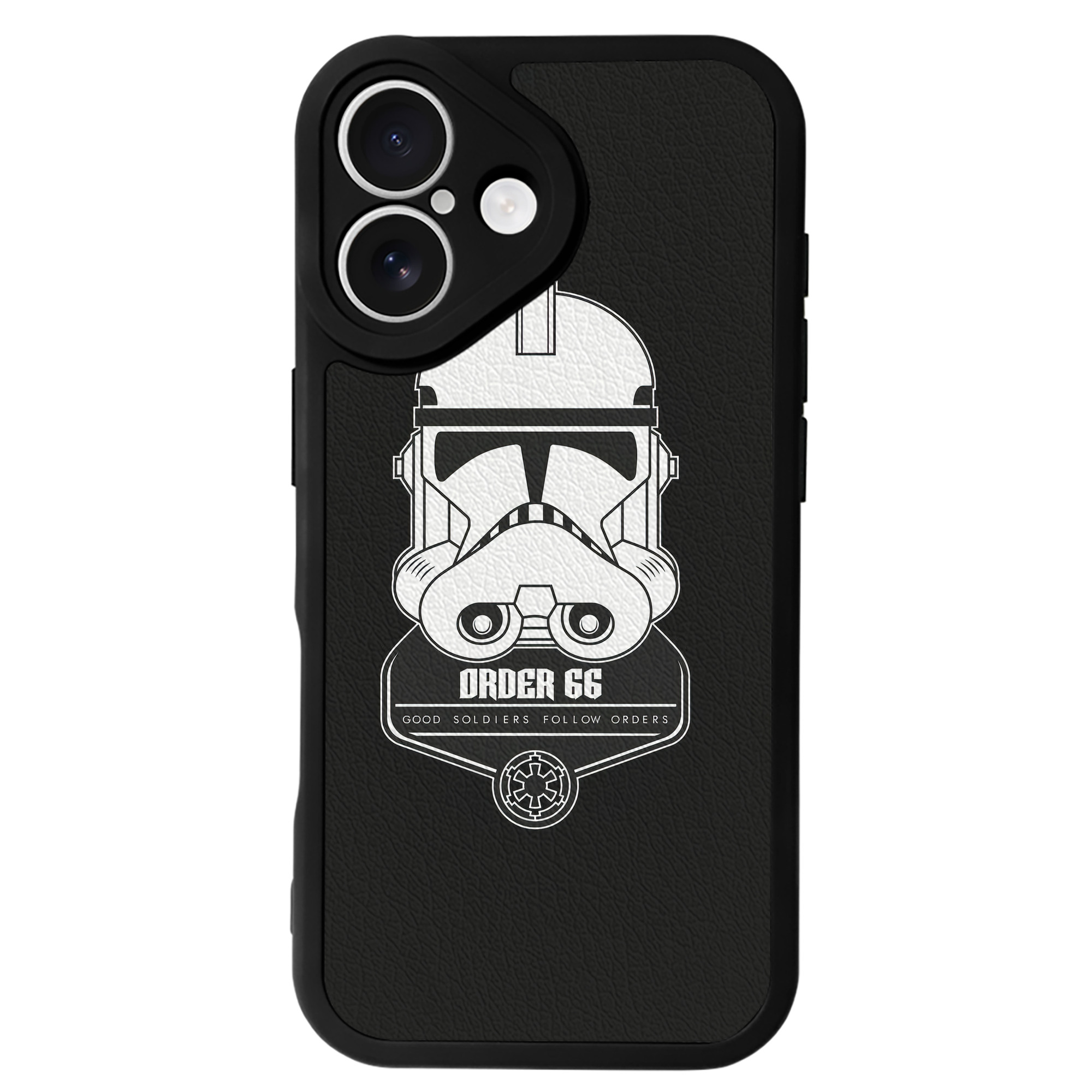 （画像用） スター・ウォーズ Star Wars 【iPhone 16シリーズ対応】シリコンスマホケース（レザー調） 材質：シリコン